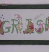 pooh abc letters- my hubbys name