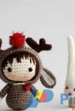 Denizas Toys Toys - Tatyana Korobkova  - Christmas Deer Doll