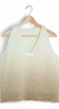 Cozy Knit Slounge Tank by Yarnspirations Design Studio - Free