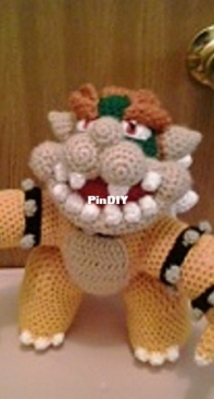 Crochet Fanatic - Christjan Bee - Bowser - Free