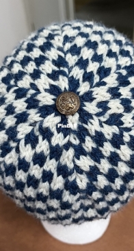 Checkerboard Toque by Kristina K Miller - Free