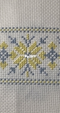 Ornament Blue Yellow