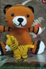 Crochet tiger