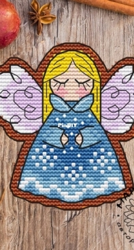 Margaritka Stitch - Gingerbread Angel Ornament by Margarita Shelikhova