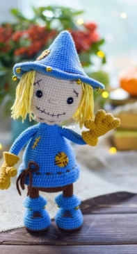 Crochet Friends Lab - Tatyana/Tatiana Kostochenkova -Cute Scarecrow for Hallowen-ENG