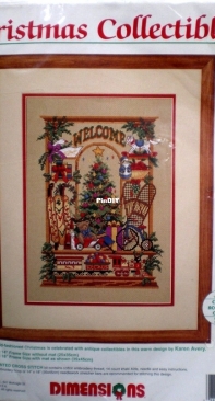 Dimensions 8458 Christmas Collectibles XSD