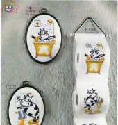 Permin 12-8190, 12-8191, 12-8192 - Toilet Roll Holder - Cow