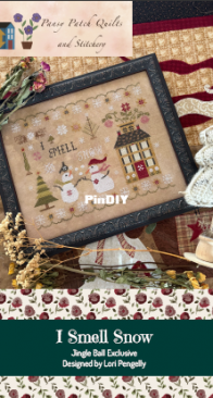 Pansy Patch Quilts & Stitchery - Jingle Bell Exclusive - I Smell Snow by Lori Pengelly