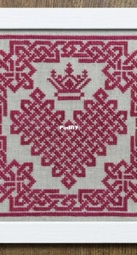 Modern Folk Embroidery - MFD017 - Croí Ceilteach - A Celtic Heart