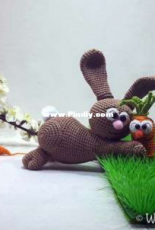 Wollbine - Ursula Donath - Bunny Justus the carrot thief - German