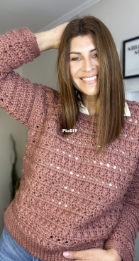 Atrapa Sueños Crochet - Cecilia Lorena Agüero - Tenderness Sweater - Sweater Ternura  - Spanish