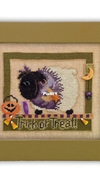 Just Another Button Company Trick or Treat with Ewe - XSD