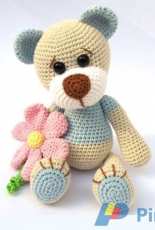 Dione Design - Veronika Maskova -Teddy with Flower - Russian