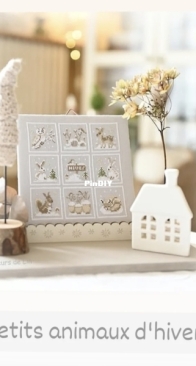Fleur de lin- petits animaux d'hiver