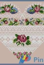 Bleu de Chine 1050 Dentelle et Roses / Lace and Roses XSD + PCS