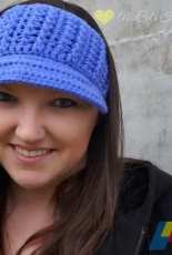 AllieCats Hats and Crafts - RaeLynn Orff - Haylee Ear Warmer Visor