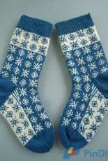 Wollhandwerk-Socken Tag & Nacht by Dela Hausmann-German-Free