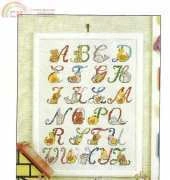 Alphabet with Animals From Magazine: Point de Croix-Broderie Magique N°1