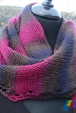 Shawl/ Etole Châle Mûres by Camille Coizy-Eng,French-Free