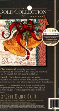 Dimensions - The Gold Collection Petites 70-08869 Bells Ornament XSD