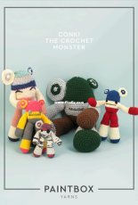 Paintbox Yarns - Conki the Crochet Monster - Free