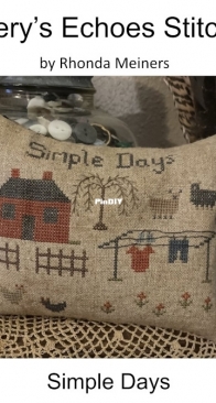 Asberys Echoes Stitches - Simple Days by Rhonda Meiners