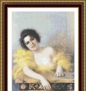 Classic Cross Stitch GI 305 - Portrait of a Young Woman