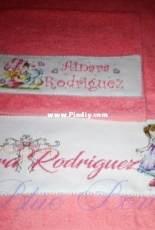 Juego de toalla para niña