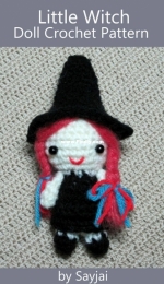 K and J Dolls - Sayjai Thawornsupacharoen - Little Witch Doll - Free