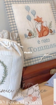 Serenita di campagna - CV230 - Fox and squirrel