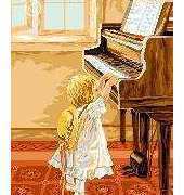 Goblenset 578 - Little Pianist Girl in XSD