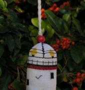 Small Town in 3D Cross Stitch - Lighthouse