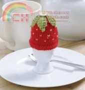 Knit-Today - Strawberry Egg Cosy by Val Pierce - Free
