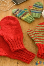 Red Heart-WR2160-Mittens for All-Free
