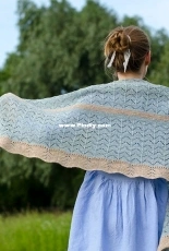 Blossom Shawl by Anna Radchenko - WoollyWood Design