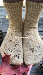 Herbstblätter Socks by Christine Gladwin