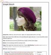 Unknow designer - Simple Slouch