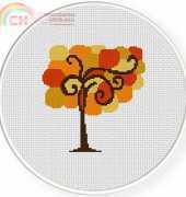 Daily Cross Stitch - Trees