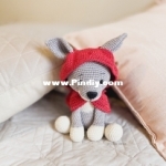 Blue Sparrow Handmade - Bianca Flatman - Winton the Wolf