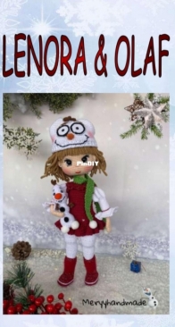 Merryhandmade - Meryem Gümüş Çakır - Lenora Doll ve Olaf - Turkish