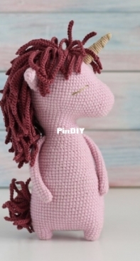 Knitted Story Bears - Vira Velmozhna - Herbert the Unicorn - Russian - Translated