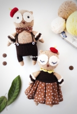 Owls Sophia and Fhillip