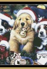 Mystic Stitch JENN-12 Santa Paws