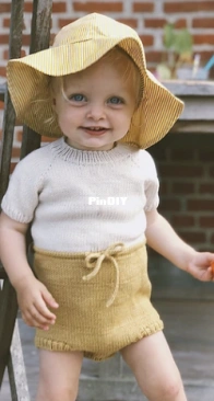 Maries Romper by Mette Wendelboe-Okkels - PetiteKnit
