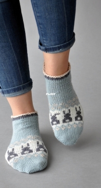 Bunny Got Back Socks by Amy Gunderson-Free