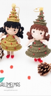 Gallimelmas e Imaginancias - Melma - Christmas Tree Girl