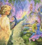 HAED JW 1885 Wisteria way by Josephine Wall