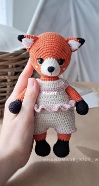 handmade kids world - Ksenia Kuchaeva - Ксения Кучаева - Fox Lizzy - Лисичка Лиззи - any language