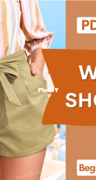 IndiePattern - Marina - Wide Leg Shorts - Sizes S-XL - AIPattern