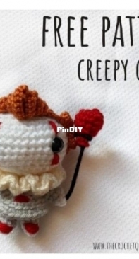 The Crochet Queen Designs - Jaclyn Bartelt - Creepy Clown - Free